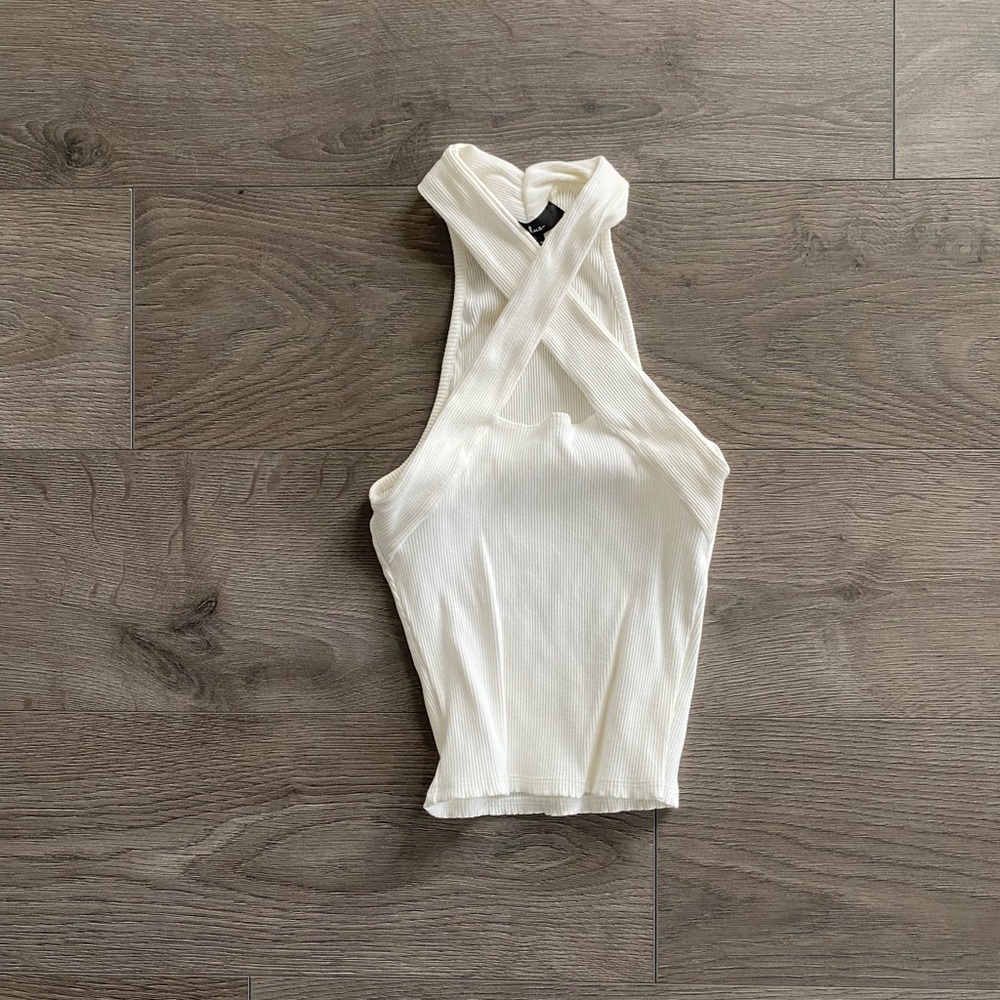 5/$25 Lulus cross front top S